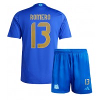 Dres Argentína Cristian Romero #13 Preč pre deti Copa America 2024 Krátky Rukáv (+ trenírky)